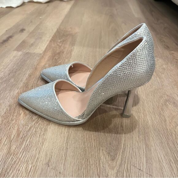 MIA Ciana Rhinestone D’Orsay Pump in Silver size 6 - Picture 5 of 16